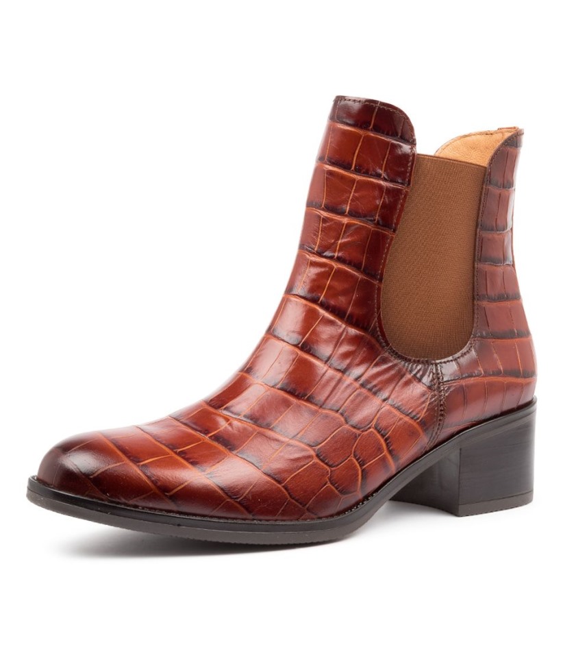 Gabour | Croco Cognac Alexandra Exclusif